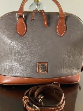DOONEY & BOURKE Pebble grain zip satchel
